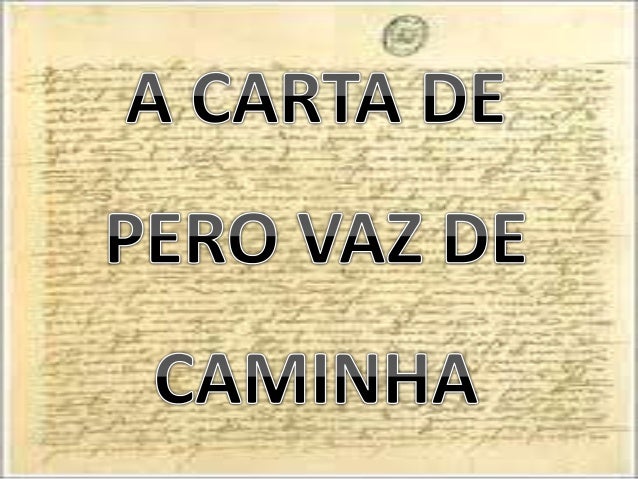 Carta De Pero Vaz De Caminha Pdf